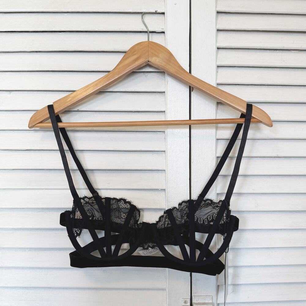 NWT Thistle and Spire Sidney Open Cup Bra, size 34D